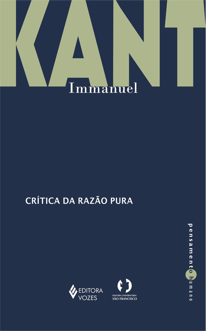 Capa do livro Crítica da Razão Pura