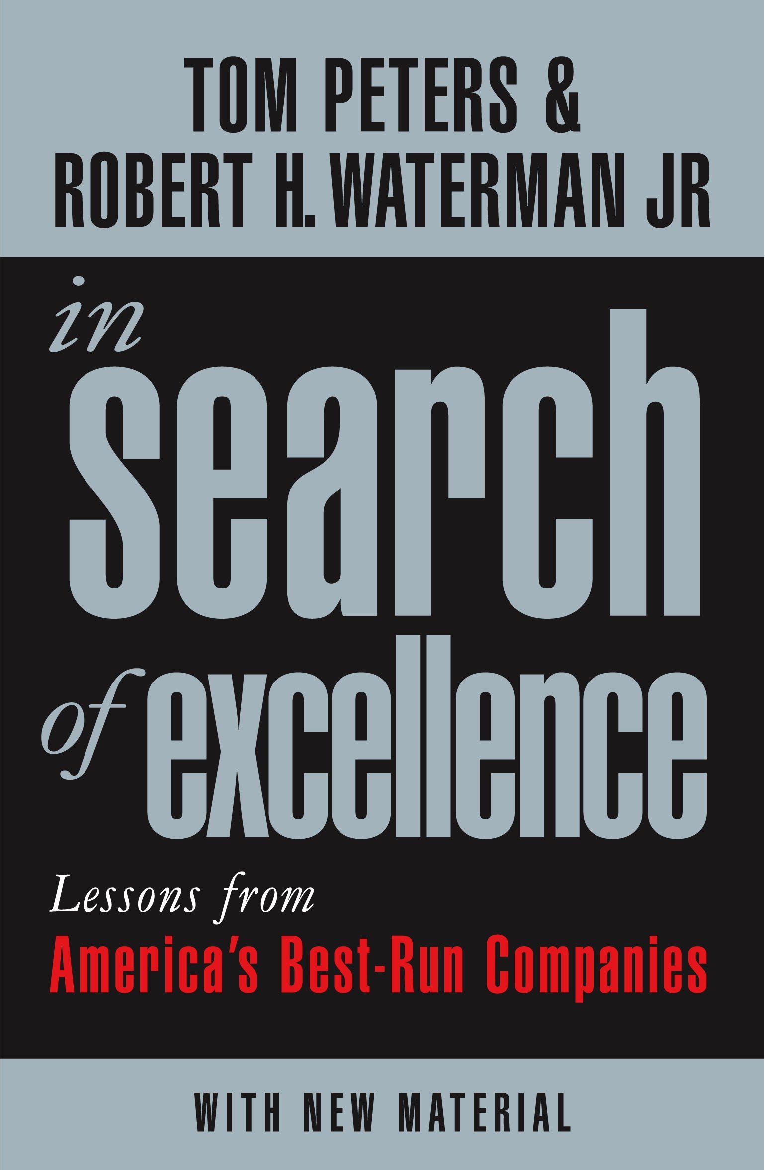 Capa do livro In Search of Excellence